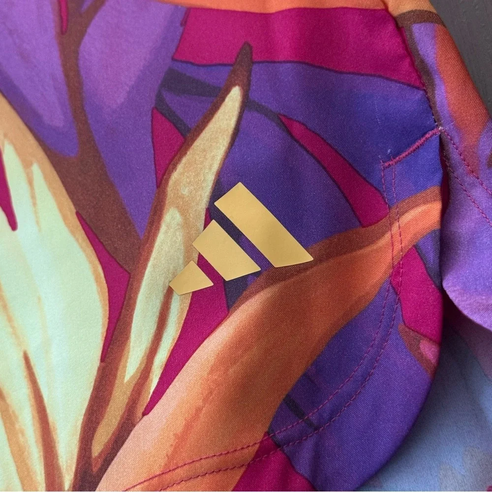 FARM Rio Women's adidas Training Pacer Shorts Vibrant Athletic Medium New - Picture 4 of 8